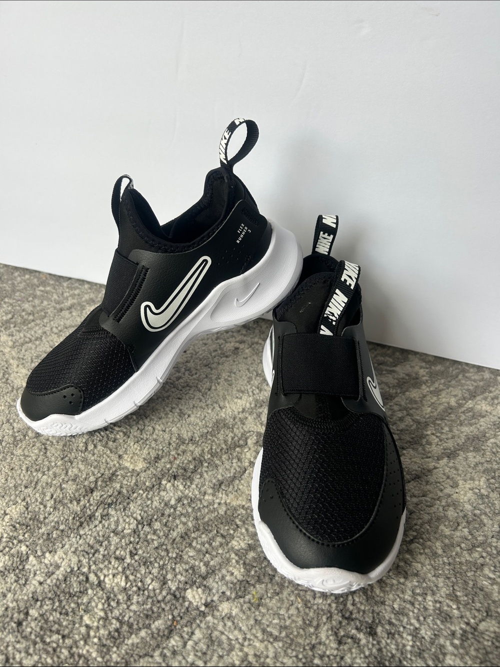New, 13c Little Boys, Nike Flex Runner 3 Shoes, Slip-On Athletic Running Shoes
